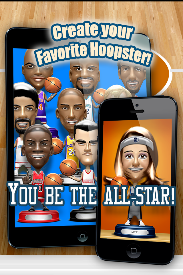 Basketbobble Bobblehead Avatar Maker App for Basketball by