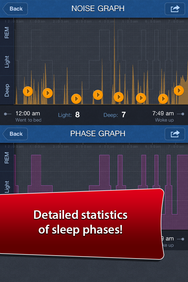 Smart Alarm Clock FREE: sleep cycles & phases Screenshot 4